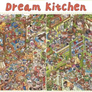 Dream Kitchen DIY 3D Scene Stickers With Guide Lines(XL)