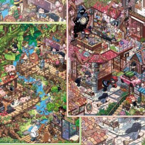 Wonder Realm DIY 3D Scene Stickers With Guide Lines(XL)
